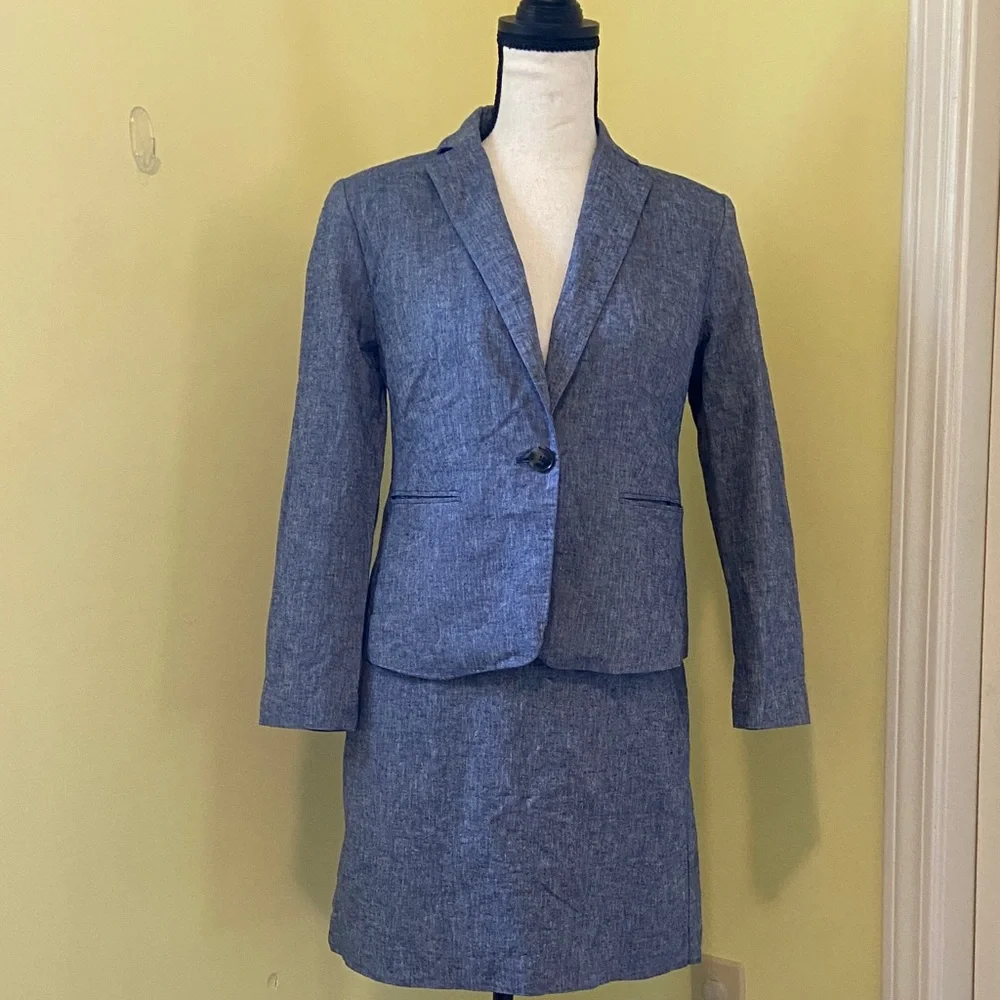 Ann Taylor Factory Blazer and Skirt Set - Picture 1 of 5